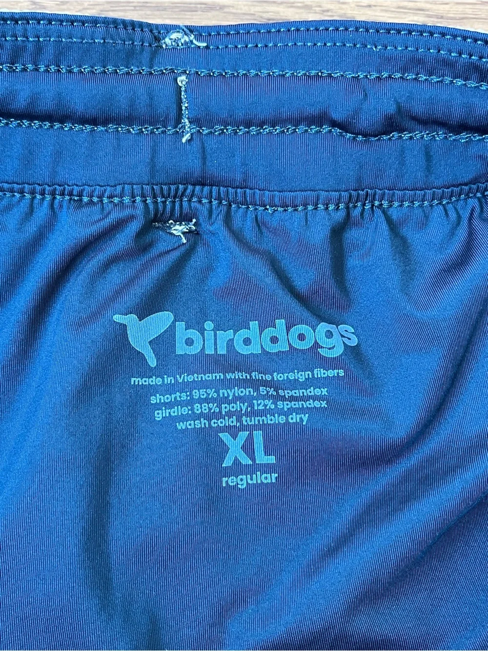 Birddogs Men XL Regular Beige Classic Original Zip Pocket Lined Twill Short 6.5”